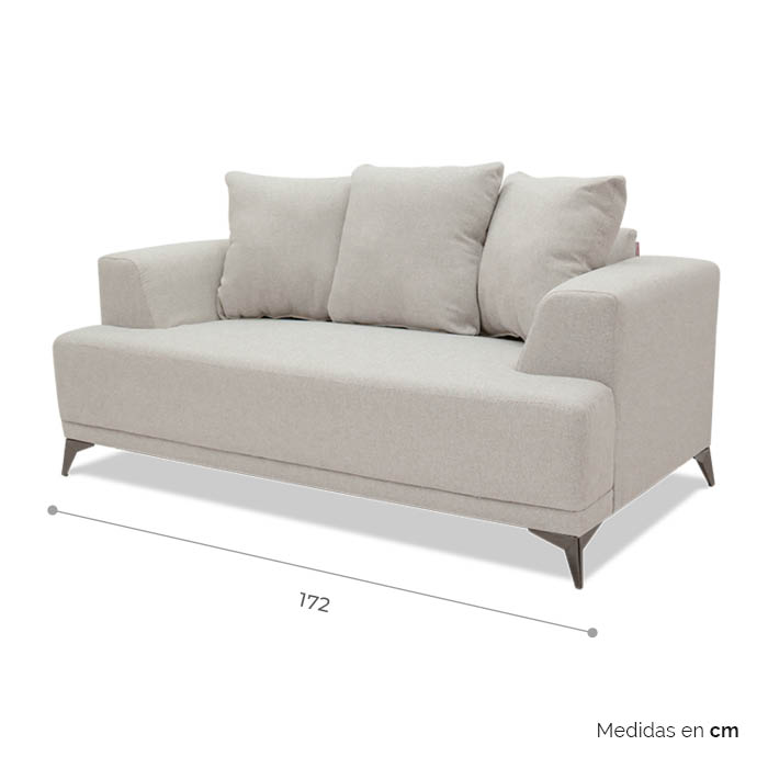 Love Tela Taupe Bria | Love Seat | salas